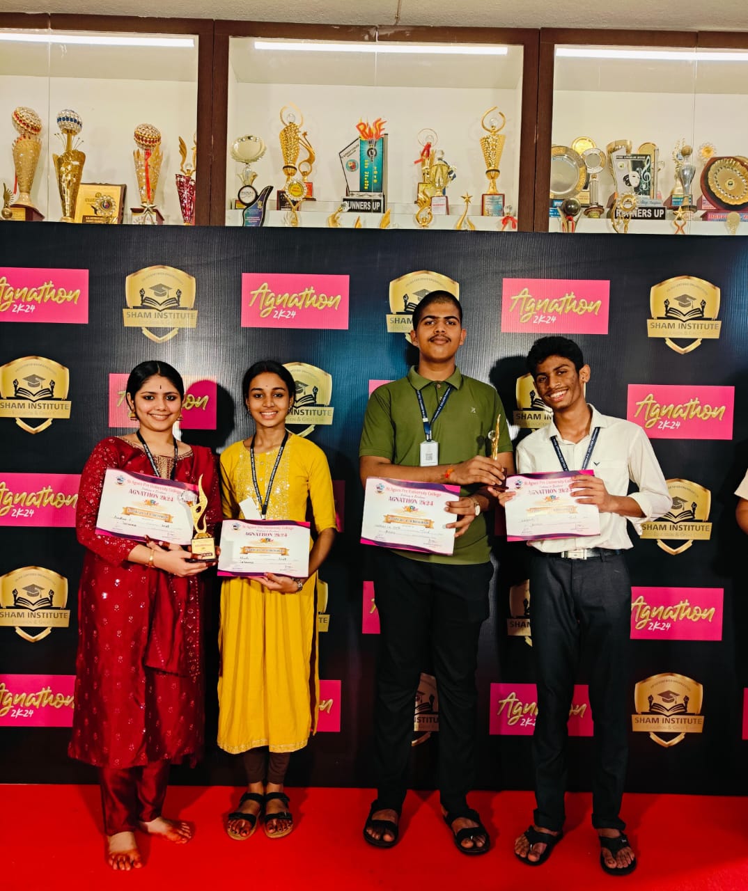 St Philomena P.U. College students excel at Agnathon Fest